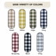 thumbnail image 5 of Cortina de ventana ACHIM Buffalo Check Tieup, 107 x 160 cm, color salvia y marfil, 5 of 6