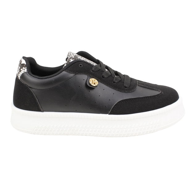 Zapatilla Agua de Coco Plataforma Negra
