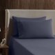 thumbnail image 3 of Juego de sábanas Nestl para cama queen size, 4 piezas, bolsillo profundo, azul marino, 3 of 9
