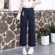 thumbnail image 2 of Pantalones Eadodo Pierna Recta Azul Marino Mujer, 2 of 7