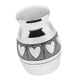 thumbnail image 3 of corazón patrón acero inoxidable cremación urna ceniza memorial recipiente tama?o m, 3 of 3