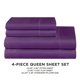 thumbnail image 5 of Juego de sábanas Juicy Couture, tamaño queen, color morado satinado, 5 of 7