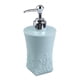 thumbnail image 1 of Champú Loción Bomba de mano Contenedor Jabón Dispensador de líquidos Fondo cuadrado azul, 1 of 3