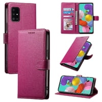 Funda Para Foxdock Samsung Galaxy A51 4G– Cuero Premium, 3 Ranuras Para Tarjetas, Protección Contra Impactos