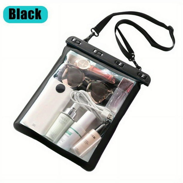 Waterproof Pouch Bag With Adjustable Waist Strap, IP68 Waterproof Waist Bag, Screen Touchable Dry Bag With Adjustable Belt For Beach, Swimming, Boating, Fishing, Hiking