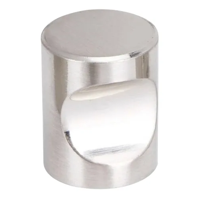 Genérico - Tirador Manilla Balin 24X30 Metálico Pack 10 Unidades Plateado