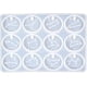 thumbnail image 1 of Molde de 12 constelaciones, molde de silicona para el zodíaco, molde para colgante de constelación, moldes para horóscopo, moldes de resina para joyería, moldes para colgantes de collares redondos, mo, 1 of 6