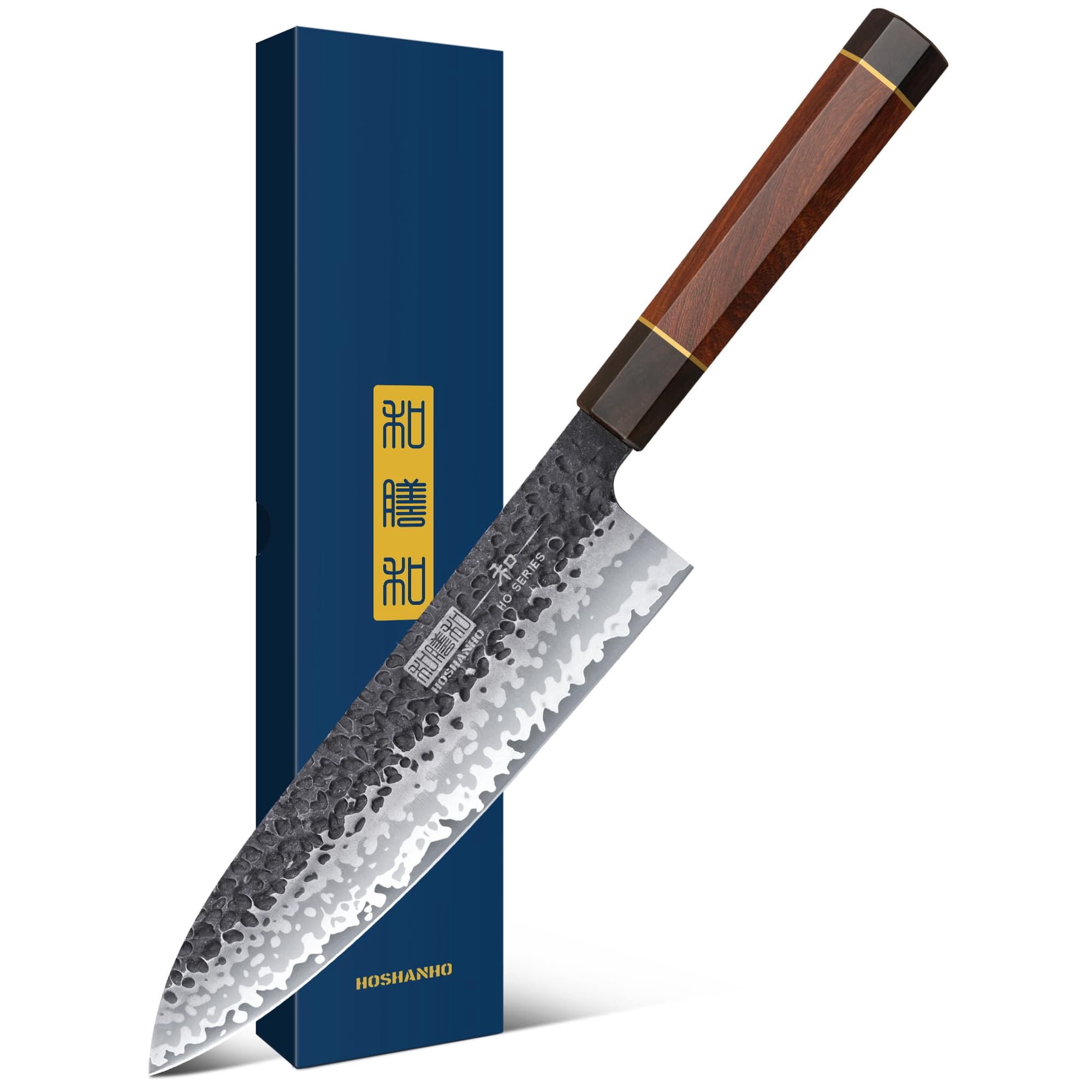 Cuchillo De Chef Hoshanho Japanese Gyuto 20 Cm 9 Capas 10cr15comov