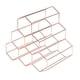 thumbnail image 3 of Triángulo Creativo 6 Botellas Estante De Vino Soporte De Almacenamiento Barra De Cocina Oro Rosa, 3 of 5