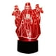 thumbnail image 3 of Lampara Ilusion 3D Star Wars de 7 colores, Base touch, 3 of 6