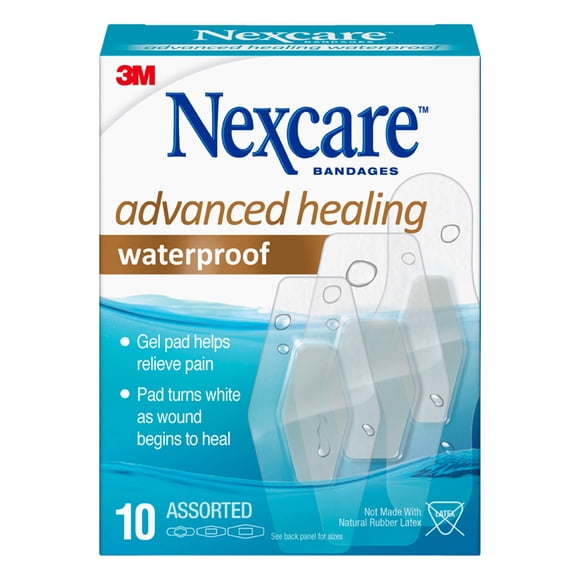 Apósitos Nexcare Advanced Healing impermeables, 10 unidades