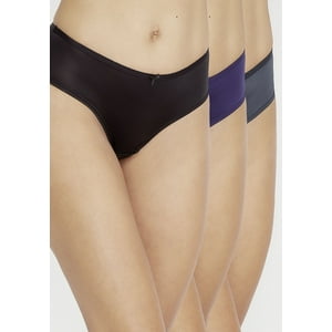 Pack 3X Pantaleta Microfibra P314.05 Azu Talla Xl Kayser