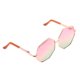 thumbnail image 1 of Gafas de sol de las gafas de sol de los vidrios del hexágono del marco de oro de la moda para 1/6 mu?ecas de Blythe, 1 of 5