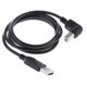 thumbnail image 3 of Cable Adaptador De Extensión De ángulo De 90 Grados USB2.0 Macho A Tipo B Doblado Hacia Abajo, 3 of 3
