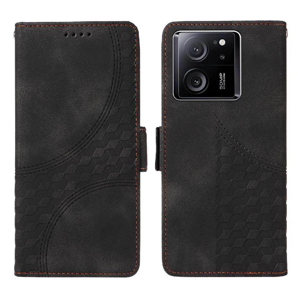 Carcasa Foxdock Xiaomi 13T Pro De Cuero Pu, Diseño Acolchado Clásico, Protección Contra Caídas Y Rayones