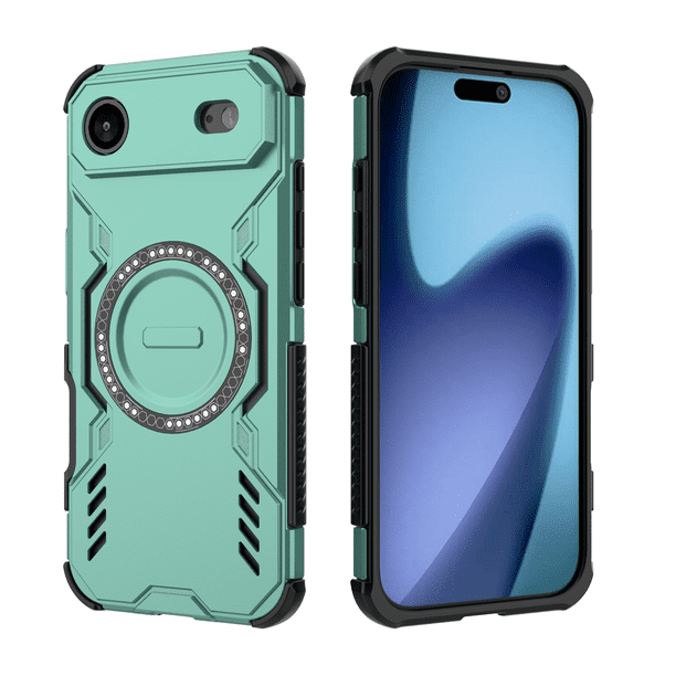 Funda FOXDOCK para iPhone 17 Air , magnética, resistente a golpes, con soporte, unisex, carga inalámbrica