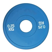 Ioensy - Disco De Pesas Fraccionadas Para Entrenamiento, Pesas Para Gimnasio En Casa, Levantamiento De Pesas, Color Azul, 0,25 Kg