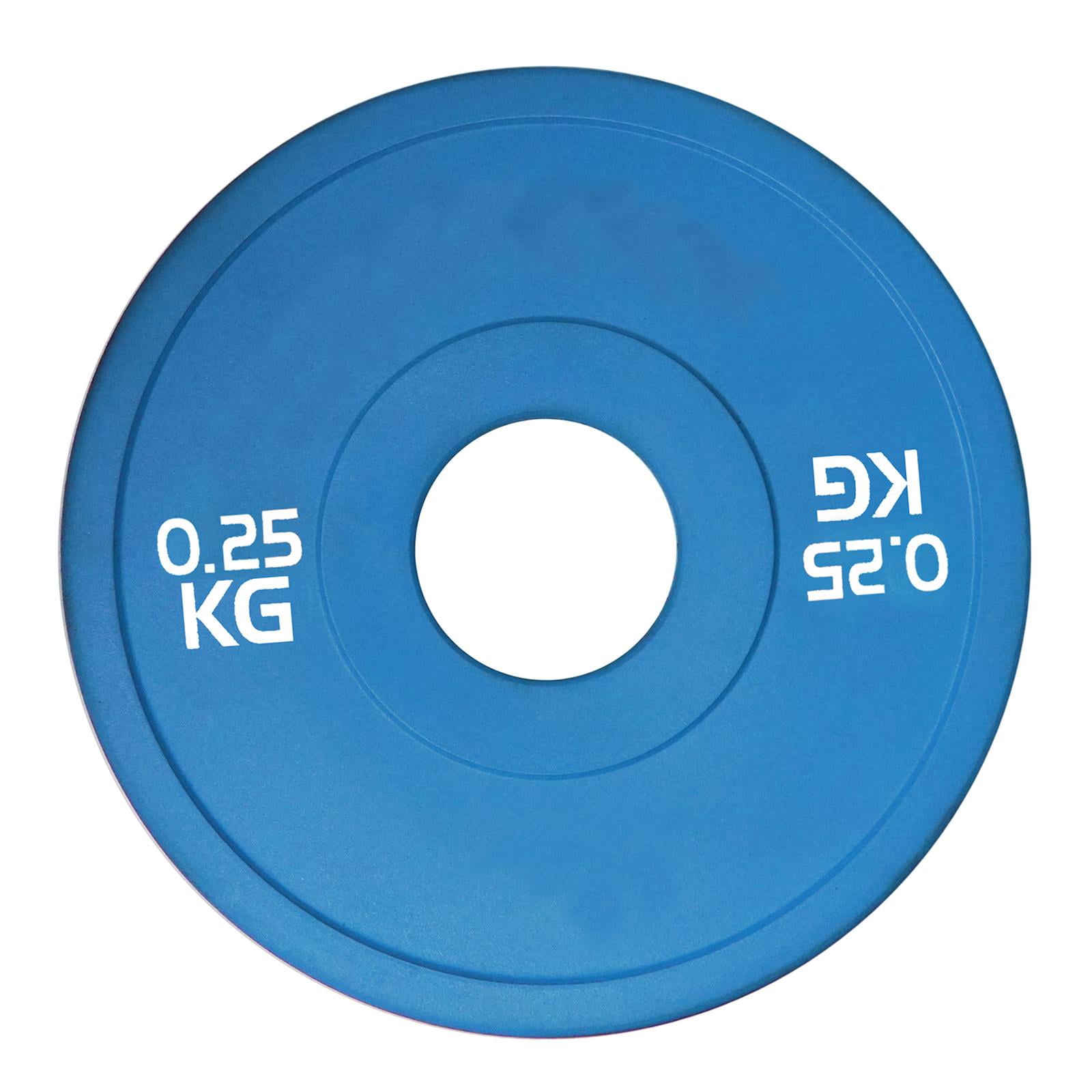 Ioensy - Disco De Pesas Fraccionadas Para Entrenamiento, Pesas Para Gimnasio En Casa, Levantamiento De Pesas, Color Azul, 0,25 Kg