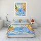 thumbnail image 1 of Duvet Cover Pillowcase Queen Double Bed, Princess Cinderella Boy Girl Quilt Cover Gift Home Bedroom Room Bedding Set Bed Sheets, 1 of 5