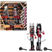 Pack De 2 Melodías Y Purrsephone De Doll Monster High Boo, Original Creeproduction