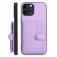 Foxdock Funda Para Iphone 12 Pro Max Con Bloqueo Rfid - Diseño Elegante Con Cierre De Botón