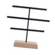thumbnail image 5 of Organizador De Pendientes Con Base De Madera Estable, Organizador De Joyas Para Colgar, Color Negro, 5 of 5