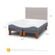 thumbnail image 3 of Cama Europea Alaska 2 Plaza Base Dividida, 3 of 9