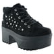 thumbnail image 1 of Botin Estrella Alto Negro Danicolle, 1 of 4