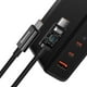 thumbnail image 3 of Cargador Rápido Baseus GaN5 Pro USB-C x 2 + USB - Incluye Cable Tipo C - Compatible con Macbook - 140W - Negro, 3 of 8