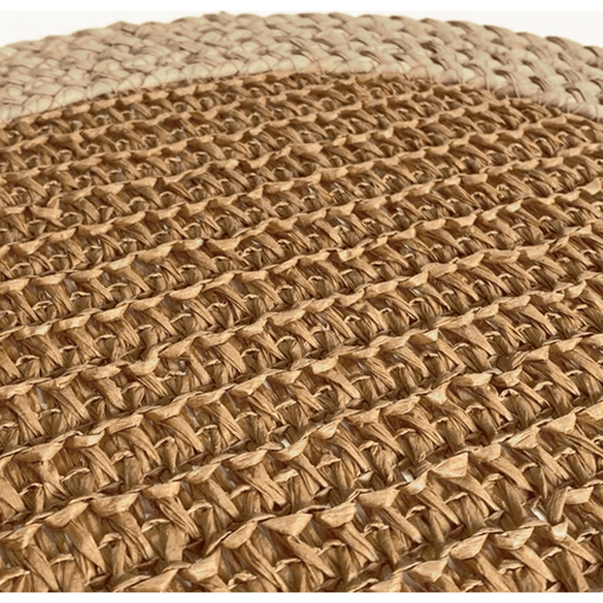 Genérico - Set 4 Individuales Yute Doble Trama Ø35 Kawi®