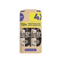 Desodorante Spray Hombre Black & White Power Pack 4 4 Un De 150 Ml C/U Nivea