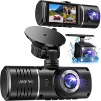Dash Cam Suvcon De 3 Canales 1080P Frontal E Interior Con 32 Gb