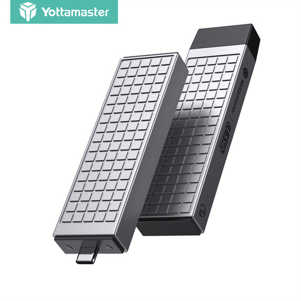 Yottamaster 10Gbps Dual Protocol SSD Case For M.2 NVMe & SATA SSD USB 3.1 Gen2 Cable Free SSD Enclosure