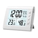 thumbnail image 1 of Reloj Despertador Digital Termómetro Doméstico Para Decoración Del Hogar Dormitorio Jardín Blanco, 1 of 3