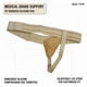 thumbnail image 2 of Faja de soporte para hernia ORTONYX lado derecho beige, 2 of 5