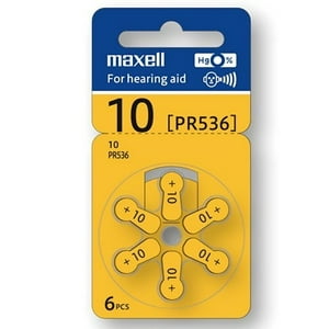 Maxell - Pila Audiologica Mexel L - 10 X 6
