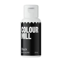 Colour Mill - Molino Colorante Alimentario A Base De Aceite, 20 Ml, Negro