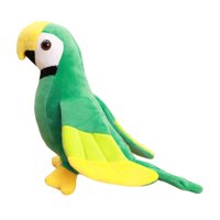 Bothyi - Adorable Loro Juguete De Peluche Acompañar Adorno Suave Para Oficina Dormitorio Niños Verde