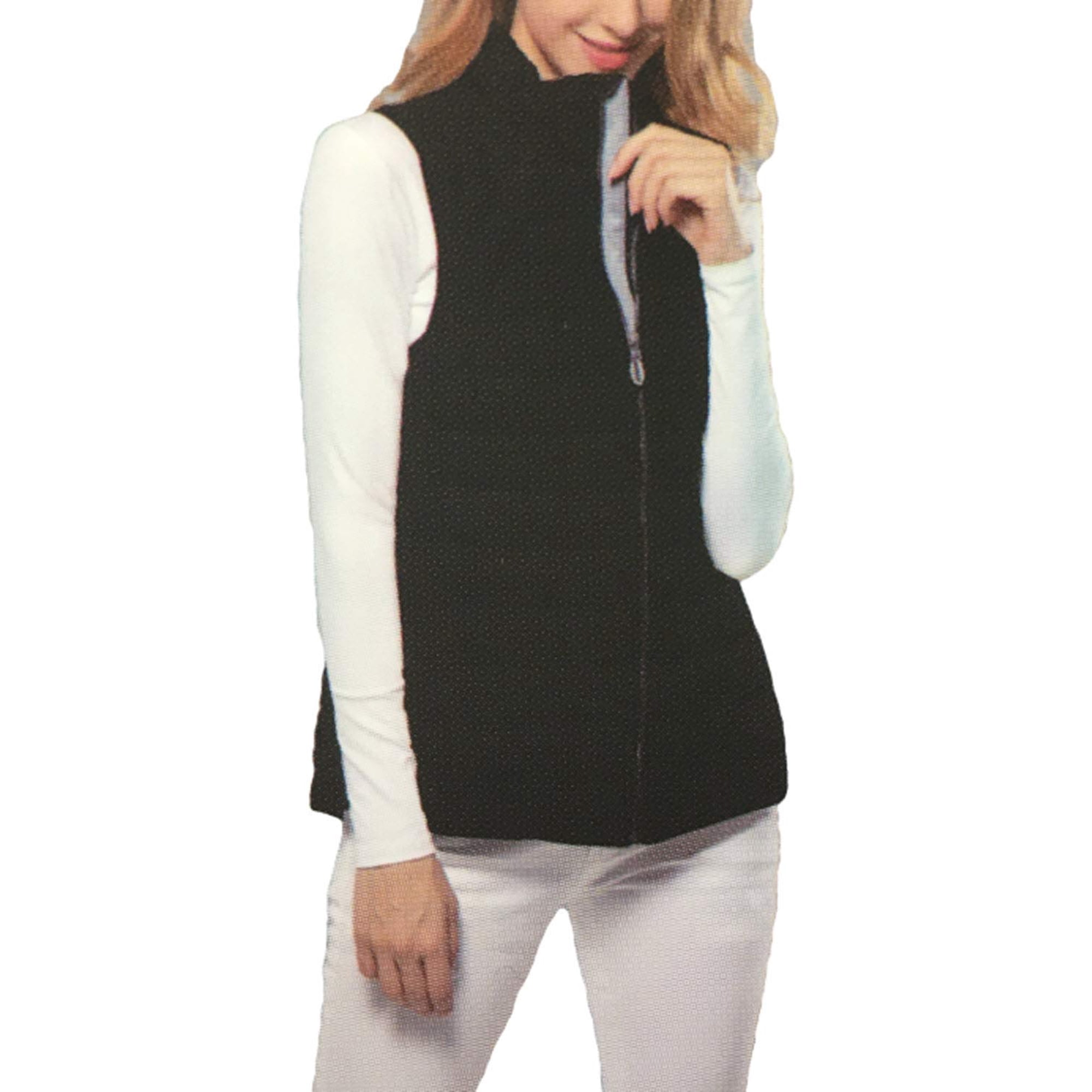 Chaleco Tangerine Active Negro Pequeño Con Cierre De 2 Posiciones