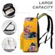 thumbnail image 4 of Hitpig-theme Backpack, Campus style schoolbag Bookbag with Adjustable Shoulder Straps And Large Zip Compartment, Unisex Travel Bags.42x30x15cm, 4 of 6