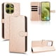 thumbnail image 1 of Funda Cartera Lunares Motorola Edge G86 Power 5G con Tarjetero, Correa y Soporte Oro, 1 of 6