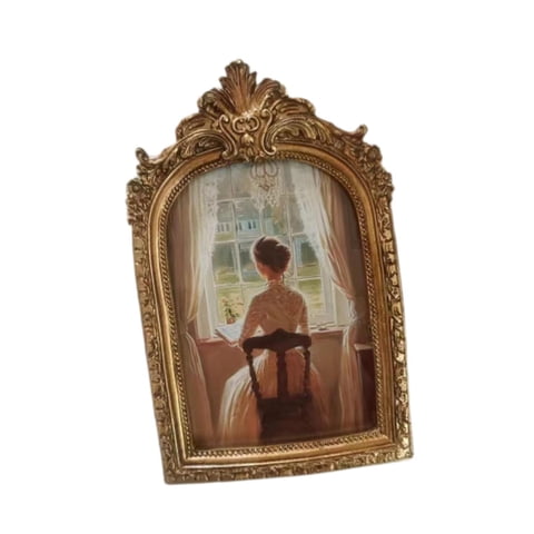 Bothyi - Marco De Fotos Delicado Y Elegante Para Sala De Estar, Dormitorio Y Cumpleaños. 12,5 X 2 X 19,5 Cm.