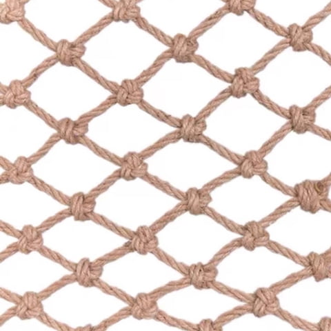 Magideal - Red De Cuerda De Cáñamo Segura, Red De Protección Para Jardín, Escaleras De Balcón, Red Para Cerca, Red De Seguridad Para Escalada Para Niños, Red Par Cuerda Grosor 10Mm