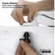 thumbnail image 5 of Asiento de inodoro KOHLER Cachet Quiet Close Alargado Biscuit, 5 of 9