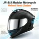 thumbnail image 4 of Casco modular MXJ Gear talla S 55‑56 cm con doble visera, 4 of 9