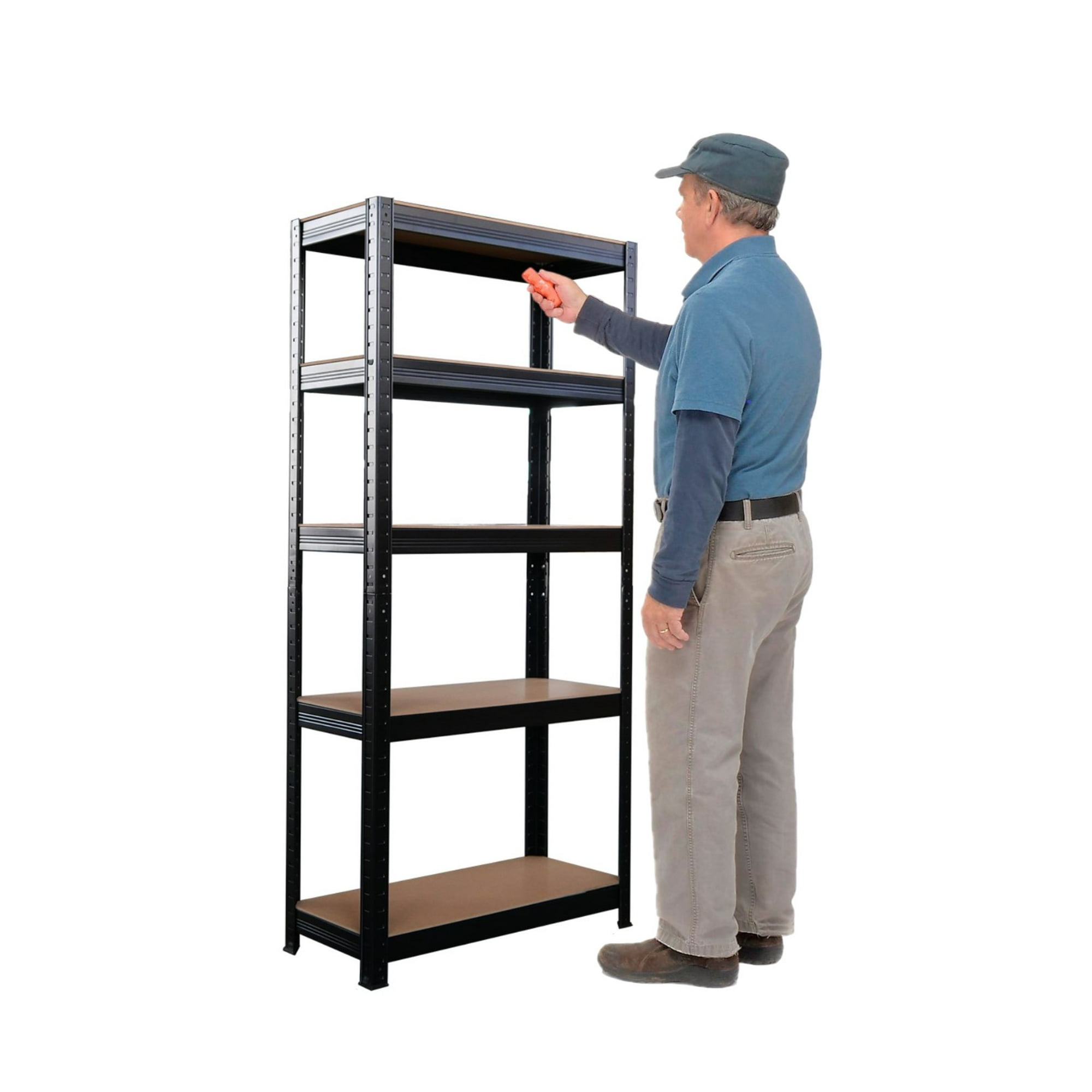 Prochef - Estante 70x30x150 Cm Acero Pintado 5 Band. 750 Kg