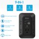thumbnail image 2 of Protector contra sobretensiones para enchufe de pared USB Addtam, 5 tomas con 4 USB, 2 of 7