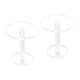 thumbnail image 3 of 2 piezas Pedestal Display Riser Stands Soporte de exhibición de joyería Moderno acrílico decorativo Pedestal claro Soporte de joyería para decoración , 8 cm de alto, 3 of 5