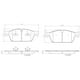 thumbnail image 2 of Pastillas Freno para auto Mercedes Benz GLE500 2012-2019 Delantero, 2 of 3