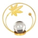 thumbnail image 1 of Hierro Arte Hoja Escultura Estatua Bola De Cristal Hoja De Metal Escritorio Decoraciones Arce, 1 of 3